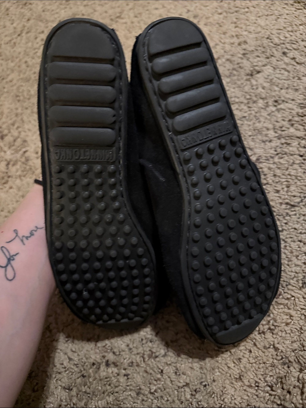 Women’s Black Chukka Moccasin Boots - Picture 3 of 6